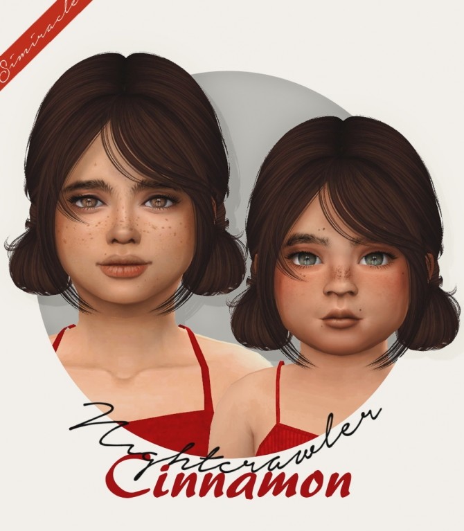 Sims 4 Nightcrawler Cinnamon hair retexture at Simiracle