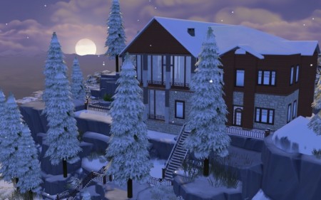 Winter Mountain Lodge by catdenny at Mod The Sims