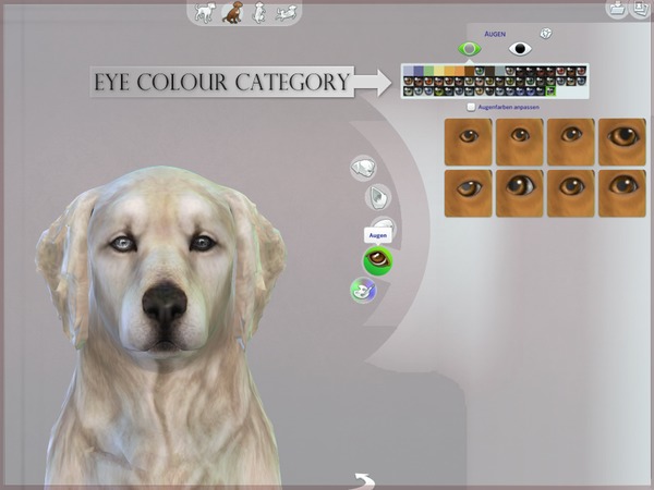 Sims 4 Dog Eyes 04 by RemusSirion at TSR