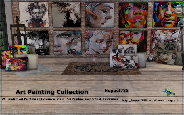 Sims 4 Art Painting Collection at Hoppel785