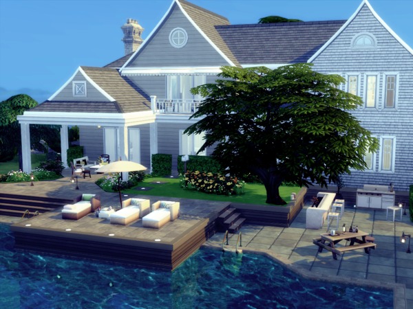 Sims 4 The Beach House by Saphrina94 at TSR