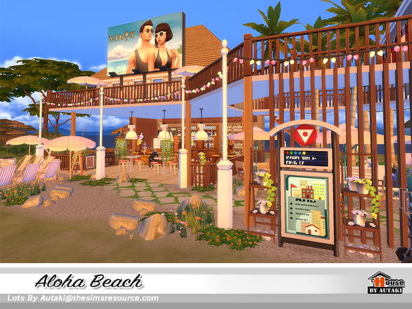 Sims 4 Aloha Beach by autaki at TSR