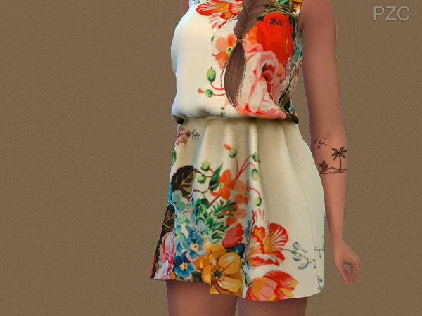 Sims 4 2 Summer Little Tattoos by Pinkzombiecupcakes at TSR