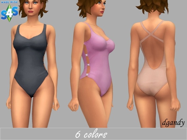 Sims 4 Claire swimsuit by dgandy at TSR