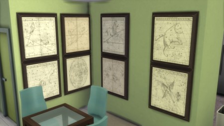 Celestial Maps Wall Hangings by indracanna at Mod The Sims