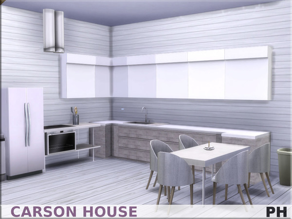 Sims 4 Carson House by Pinkfizzzzz at TSR