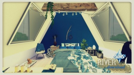 River attic bedroom at Pandasht Productions