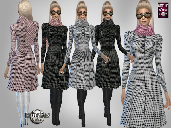 Sims 4 Naelle winter collection by jomsims at TSR
