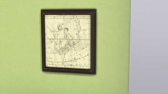 Sims 4 Celestial Maps Wall Hangings by indracanna at Mod The Sims