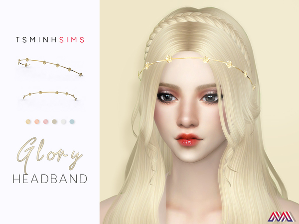 Sims 4 Glory Headband by TsminhSims at TSR