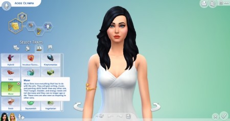 Muse Trait by TheLovelyGameryt at Mod The Sims