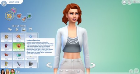Incubus/Succubus trait by TheLovelyGameryt at Mod The Sims