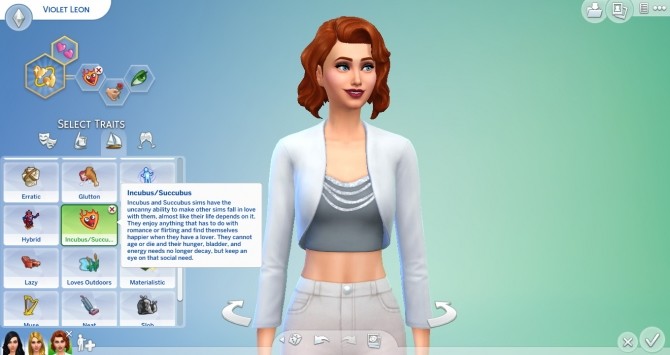 Sims 4 Incubus/Succubus trait by TheLovelyGameryt at Mod The Sims