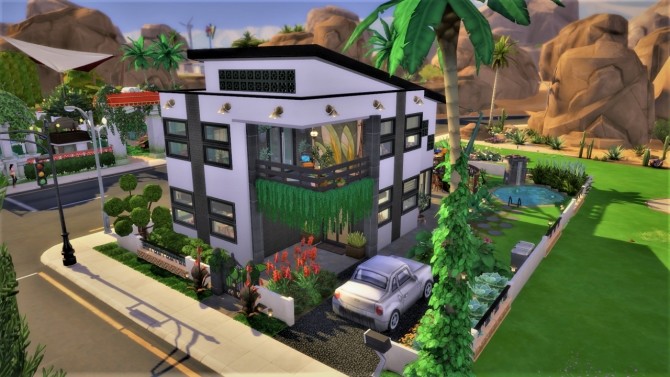 Sims 4 Mixing traditional & modern home at Agathea k