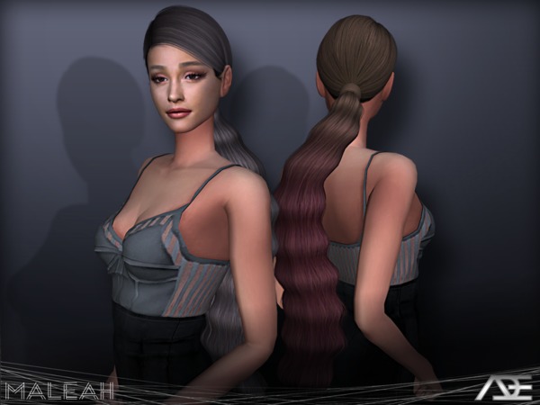 Sims 4 Maleah hair by Ade Darma at TSR