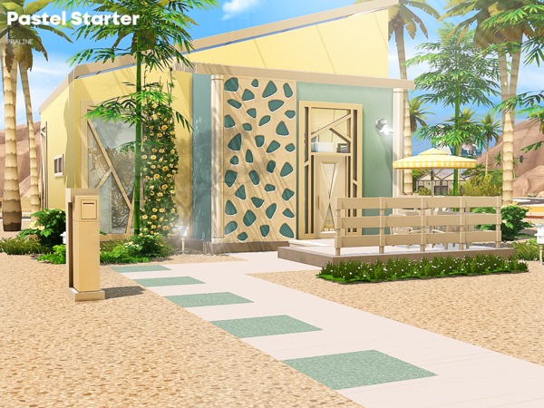 Sims 4 Pastel Starter by Pralinesims at TSR