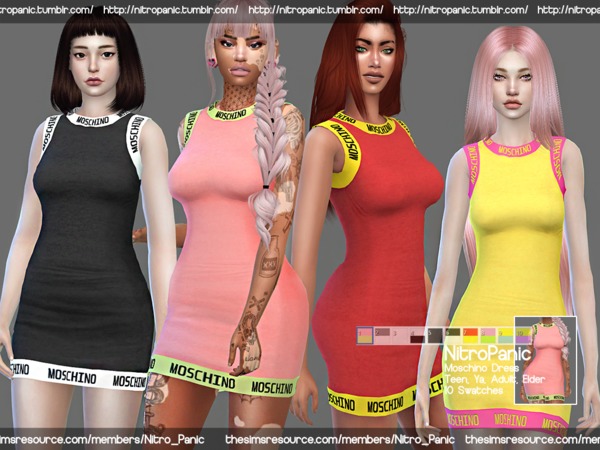 Sims 4 Designer Dress by Nitro Panic at TSR