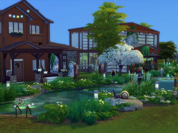 Sims 4 Miracle house by Katinas at TSR