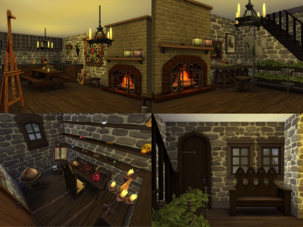 Sims 4 Timeless Fantasy House by Nemono at TSR