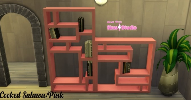 Sims 4 City Living Lost in Transit Bookcase 12 Recolours by wendy35pearly at Mod The Sims