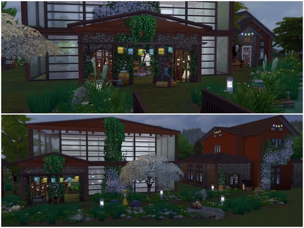 Sims 4 Miracle house by Katinas at TSR