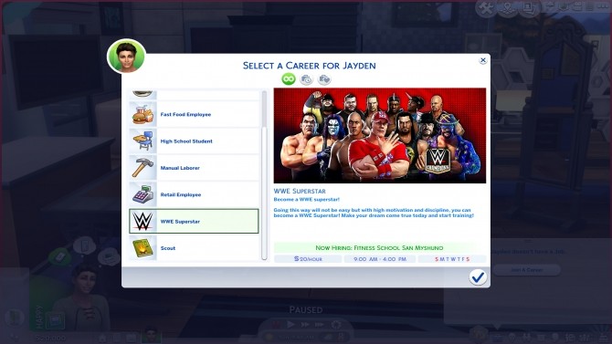 Sims 4 WWE Superstar Career at MSQ Sims