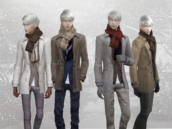 Winter Coat M By Hoanglap At Tsr Sims 4 Updates