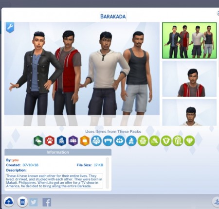 Barkada Household by micobolt at Mod The Sims