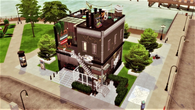 In da Hood house at Agathea-k » Sims 4 Updates