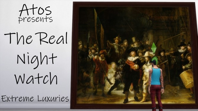 Sims 4 Rembrandts The Night Watch by Atos at Mod The Sims