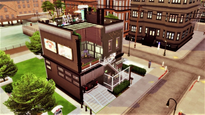 In da Hood house at Agathea-k » Sims 4 Updates