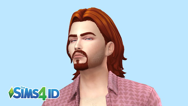 Sims 4 Thin Goatee Beard with Stubble at The Sims 4 ID