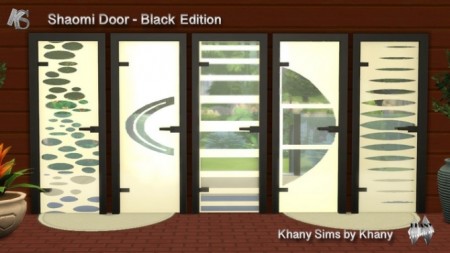 SHAOMI doors 2 colors – 6 variations at Khany Sims