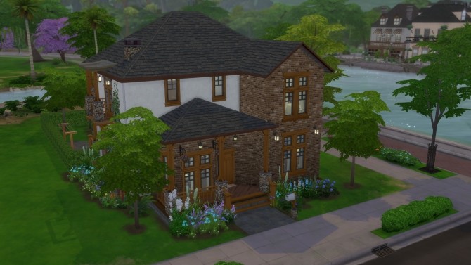 Sims 4 130 Sim Lane house by richrush at Mod The Sims