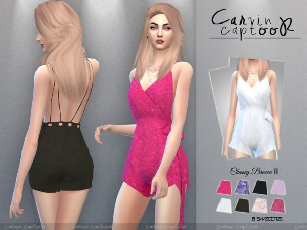 Sims 4 Chasey Brown II dress by carvin captoor at TSR