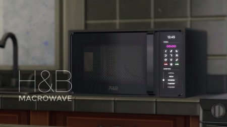 H&B MacroWave oven by littledica at Mod The Sims