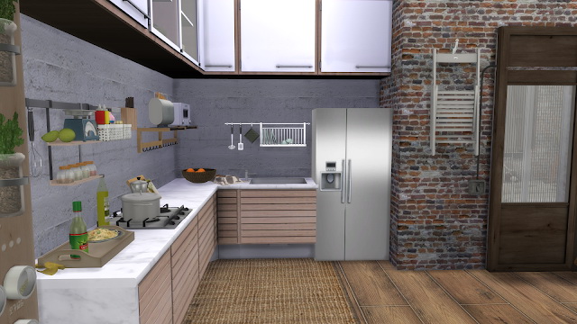 Sims 4 Apartment Renovation LOFT STYLE at Dinha Gamer