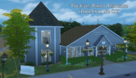 The Grey Room Teahouse by Aurora Dawn at Mod The Sims