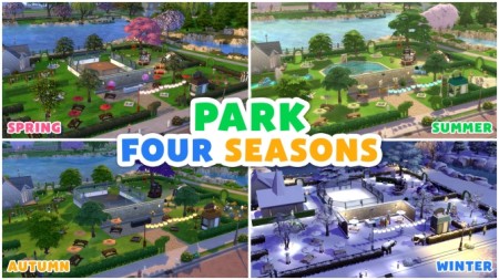 Park Four Seasons No CC by Axaba at Mod The Sims