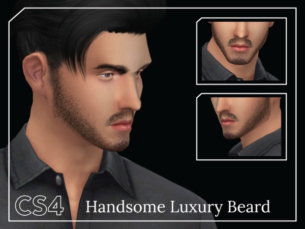 Sims 4 Handsome Luxury Beard by Choi Sims 4 at TSR