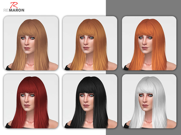 Sims 4 Monster Hair Retexture by remaron at TSR
