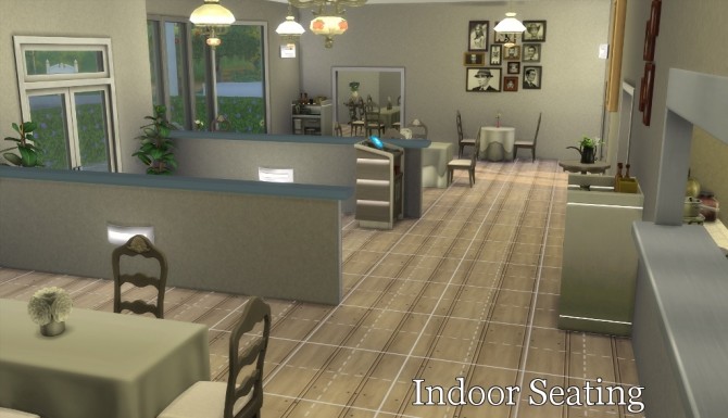 Sims 4 The Grey Room Teahouse by Aurora Dawn at Mod The Sims