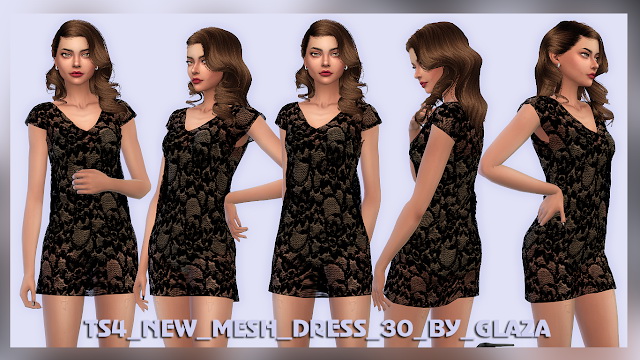 Sims 4 Dress 30 at All by Glaza