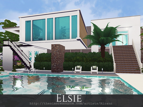 Sims 4 Elsie house by Rirann at TSR