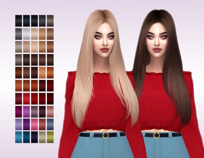 Sims 4 ButterflySims 123 hair retexture at FROST SIMS 4