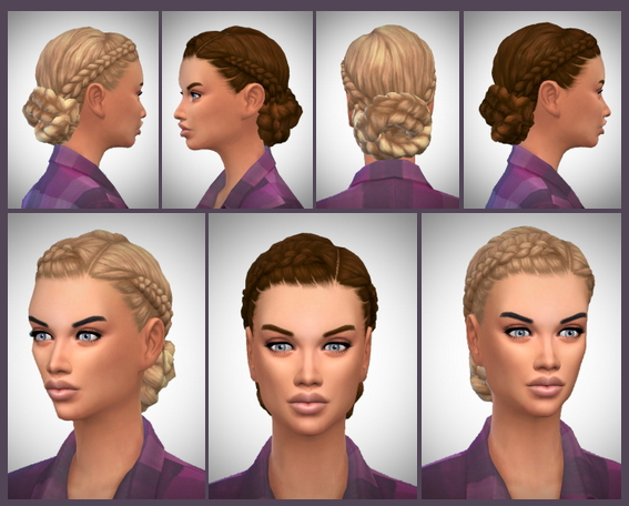 Sims 4 Josie’s Braids at Birksches Sims Blog