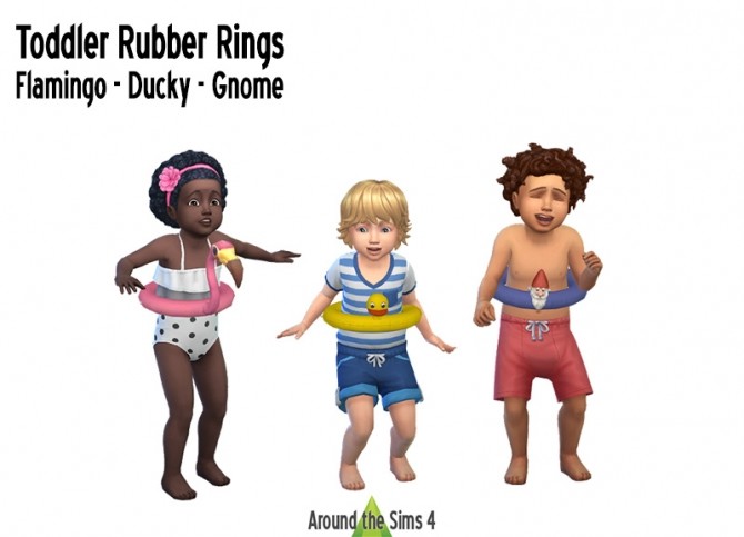 Sims 4 Toddler Rubber Rings by Sandy at Around the Sims 4