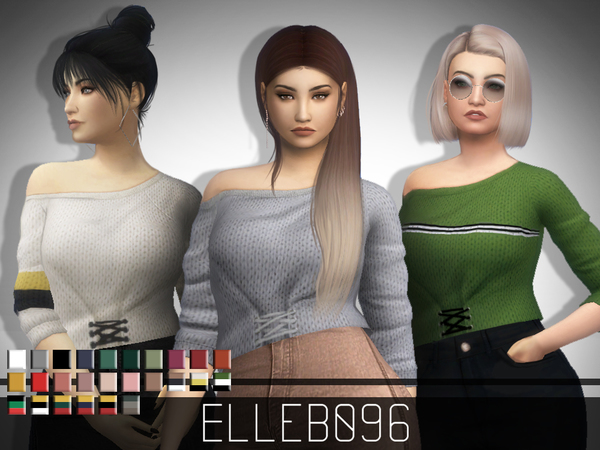 Sims 4 Knitted Corset Sweater by Elleb096 at TSR