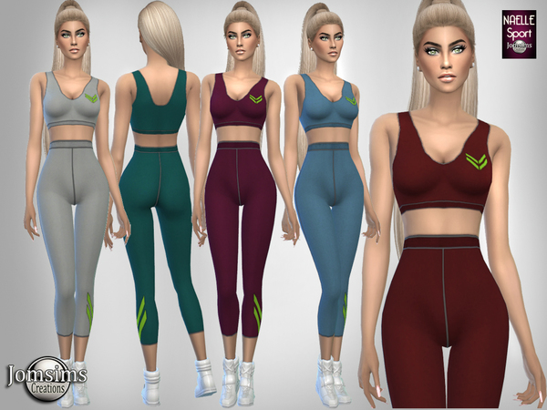 Naelle sport collection by jomsims at TSR » Sims 4 Updates