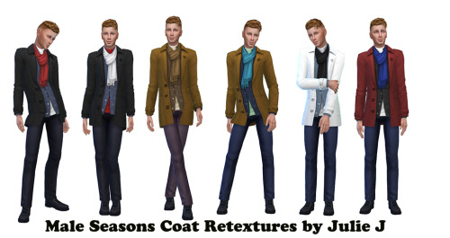 Sims 4 Male Seasons Coat Retexture at Julietoon – Julie J